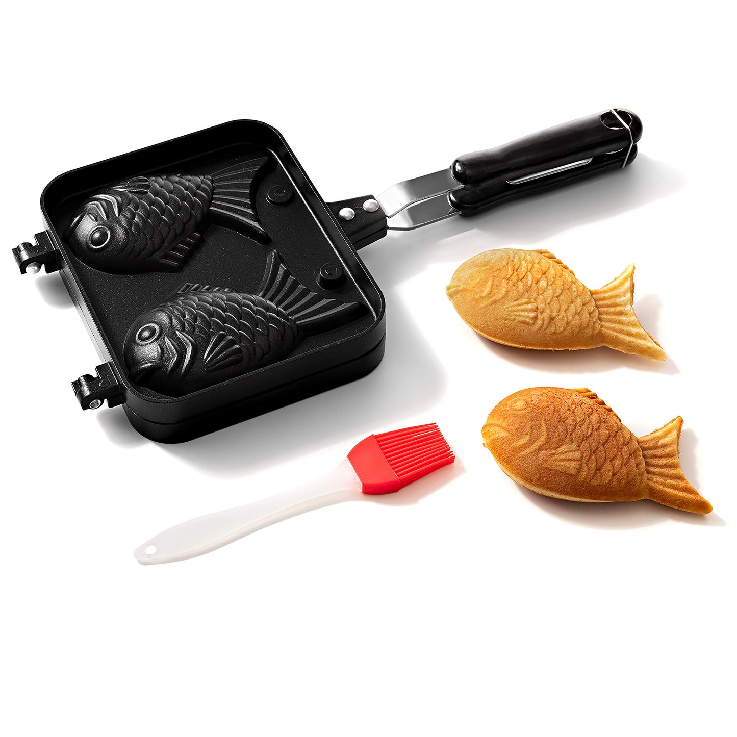 Taiyaki Pan - Fish Shaped Waffle Cake Maker
