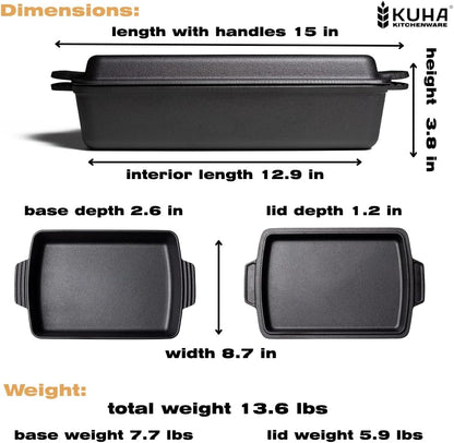 Square Cast Iron Dutch Oven