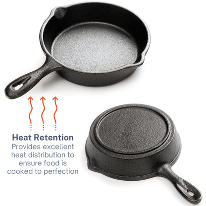 Mini Cast Iron Skillets 6"