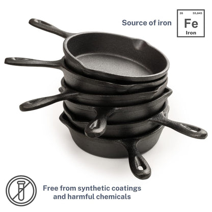 Mini Cast Iron Skillets 6"